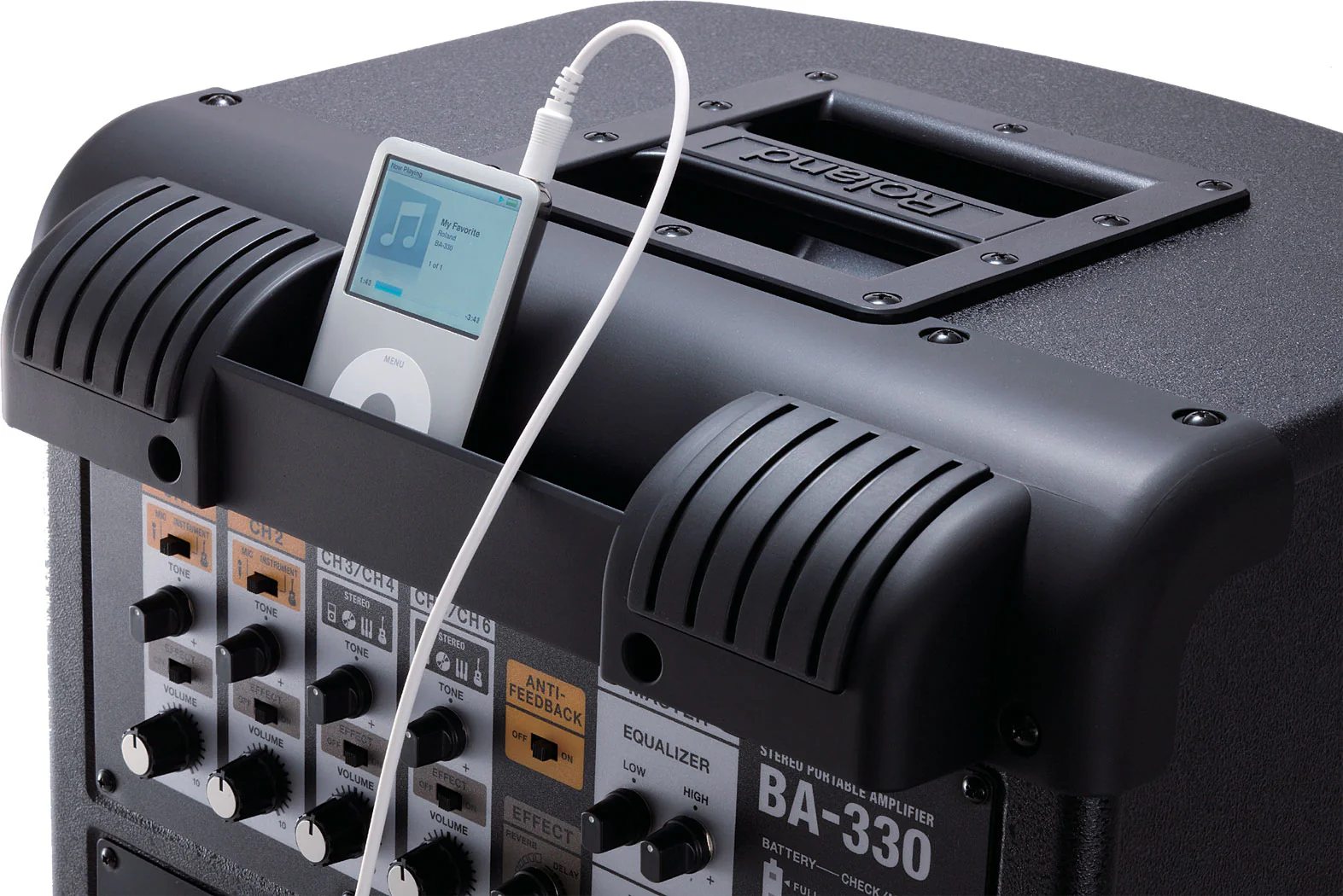 Roland BA-330 4 X 6.5" Portable Digital Stereo PA System - Image 6