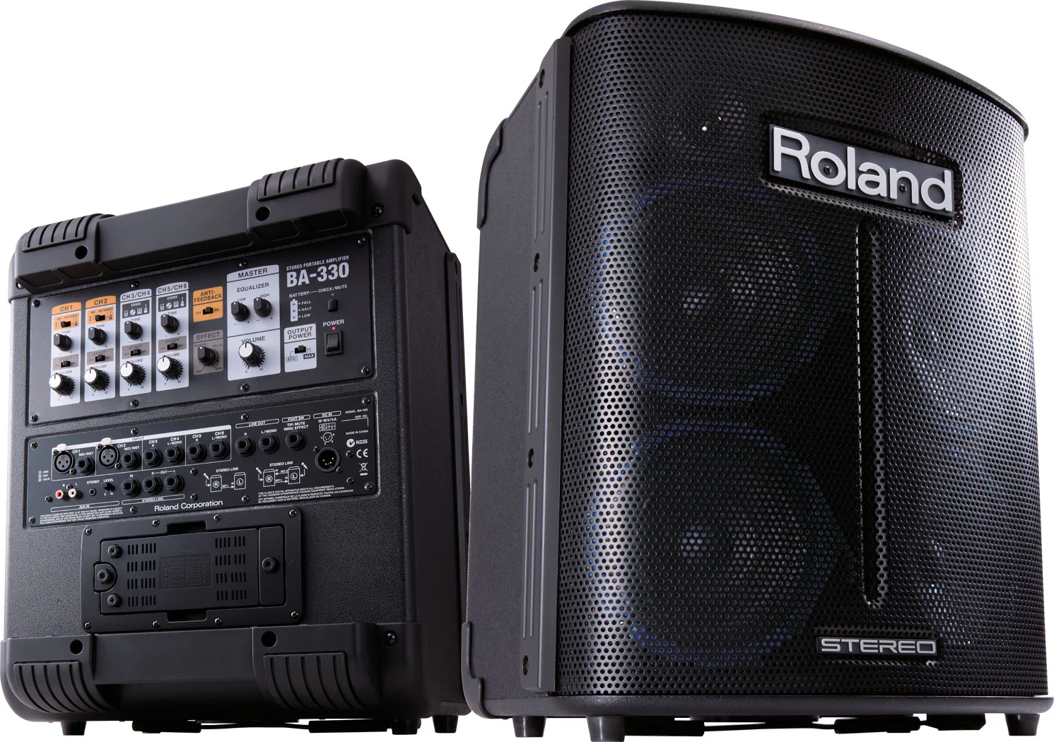 Roland BA-330 4 X 6.5" Portable Digital Stereo PA System - Image 7