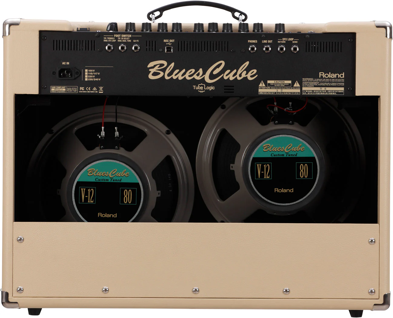 Roland BC-ART212B 85 Watt 2 x 12" Guitar Combo (Blonde) - Image 4
