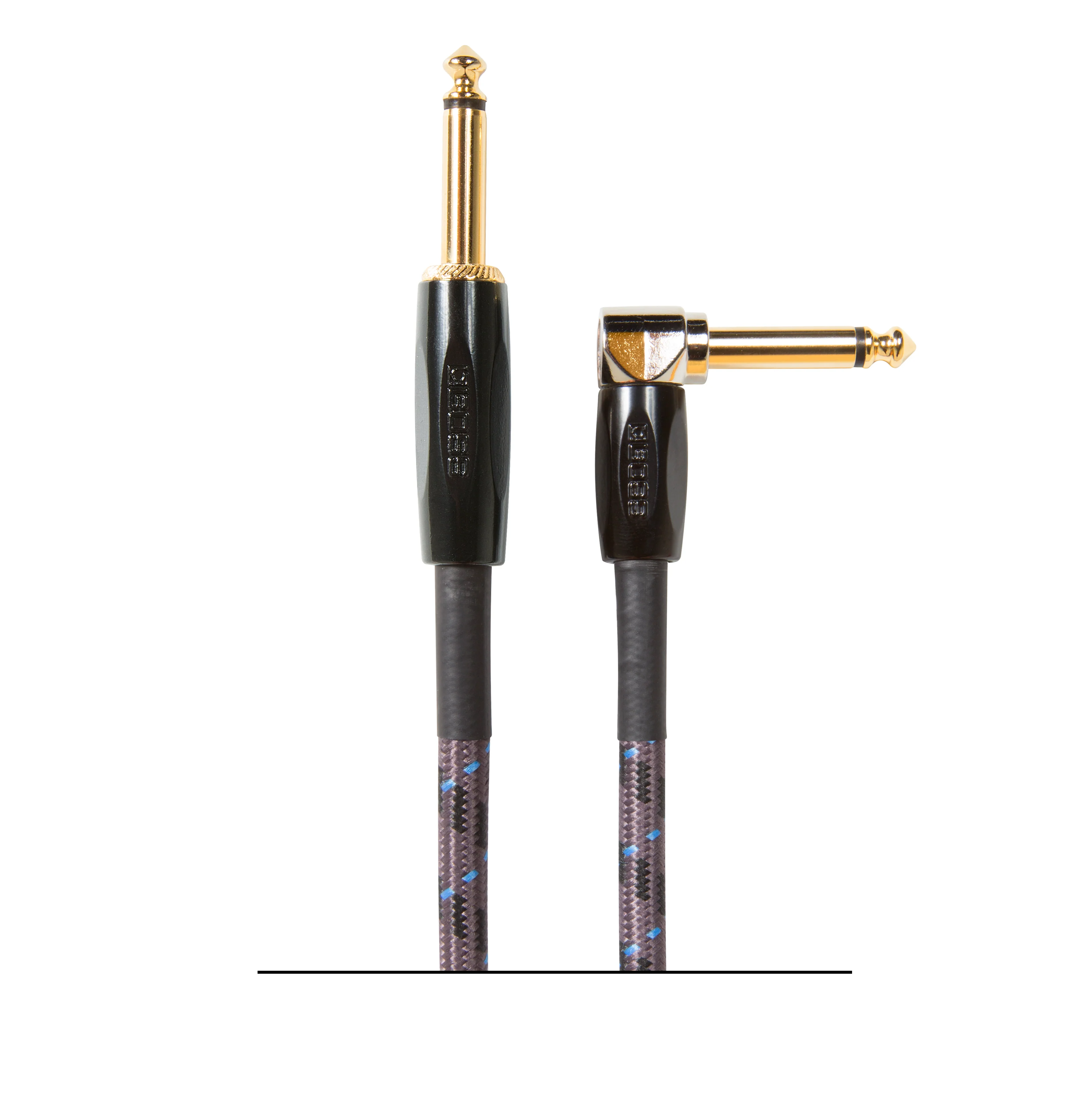 BOSS BIC-10A Instrument Cable, 10ft/3m, Angled/Straight 1/4" Jack