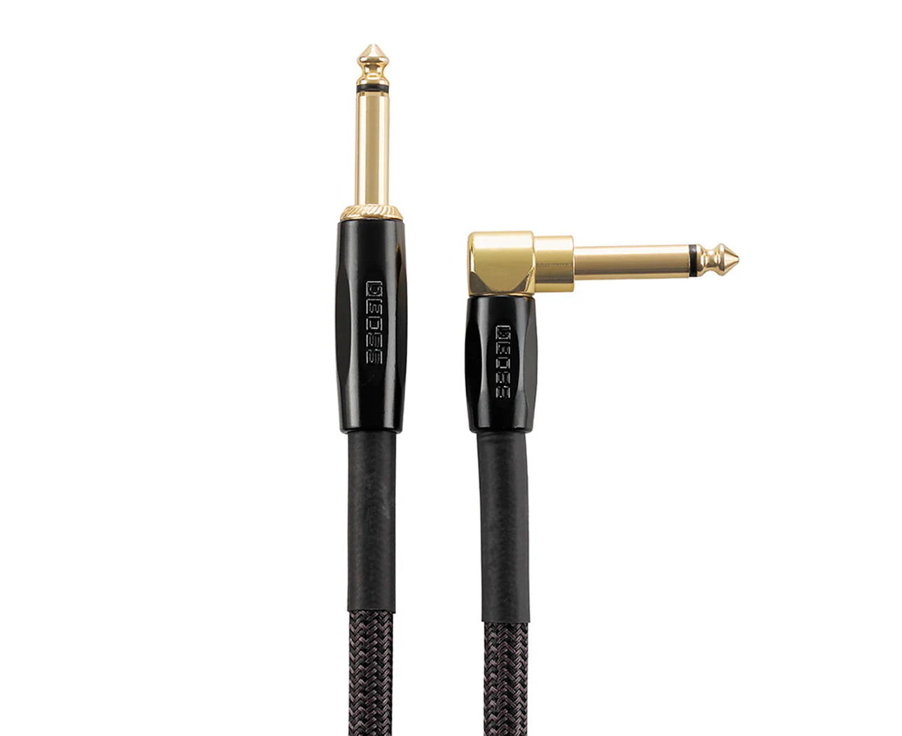 Boss BIC-P10A Premium Standard Instrument Cable, 10ft/3m with 1 Straight, 1 Angled Jack