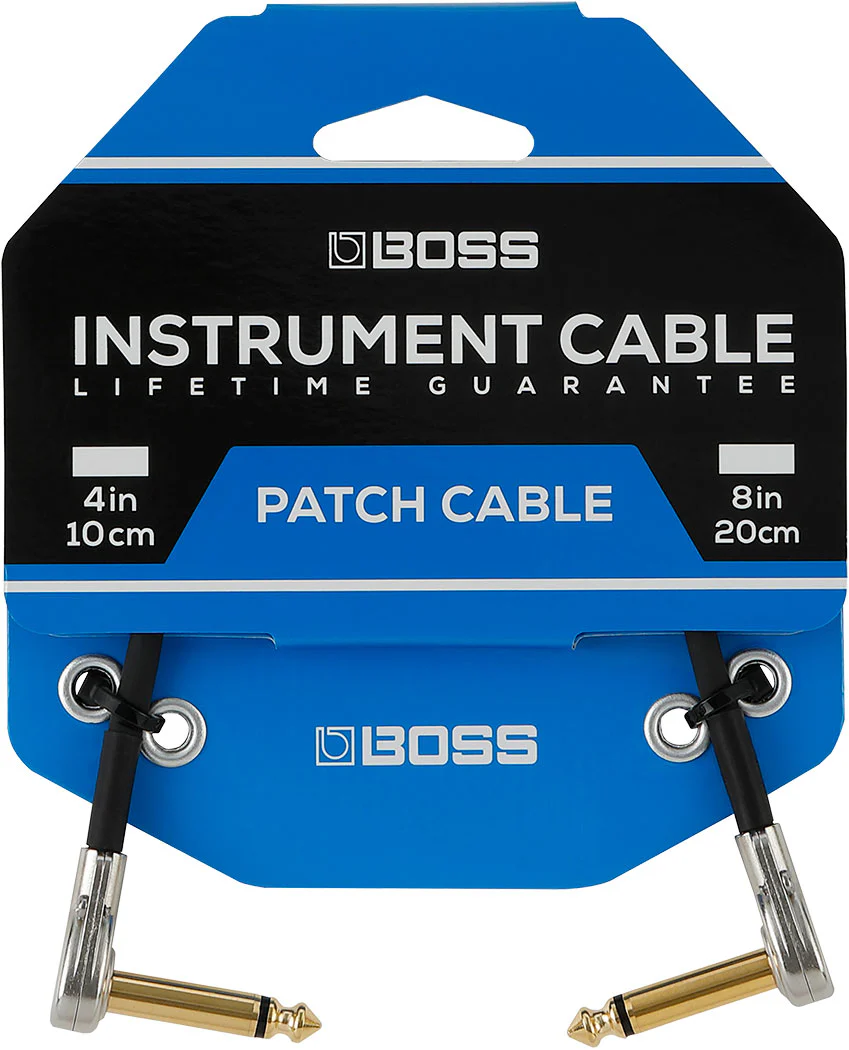 BOSS BPC-4 Patch Cable, 4"/10cm with Pancake Jack Plugs - Image 7