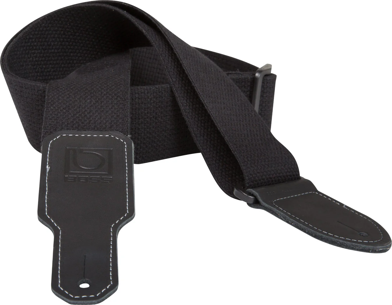 BOSS BSC-20-BLK 2" Black Cotton Guitar Strap