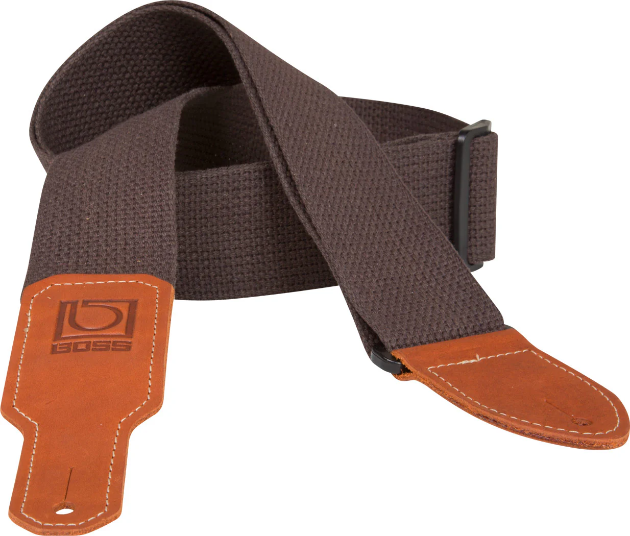 BOSS BSC-20-BRN 2" Brown Cotton Guitar Strap