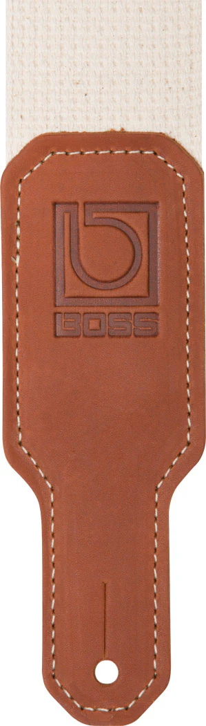 BOSS BSC-20-NAT 2" Natural Cotton Guitar Strap - Image 2
