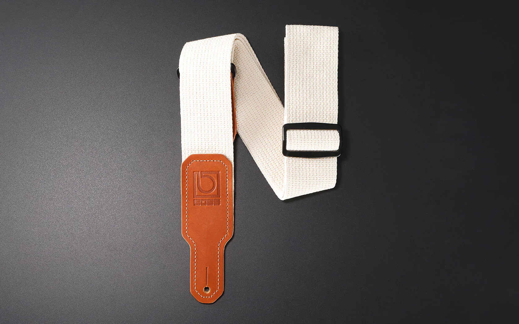 BOSS BSC-20-NAT 2" Natural Cotton Guitar Strap - Image 3