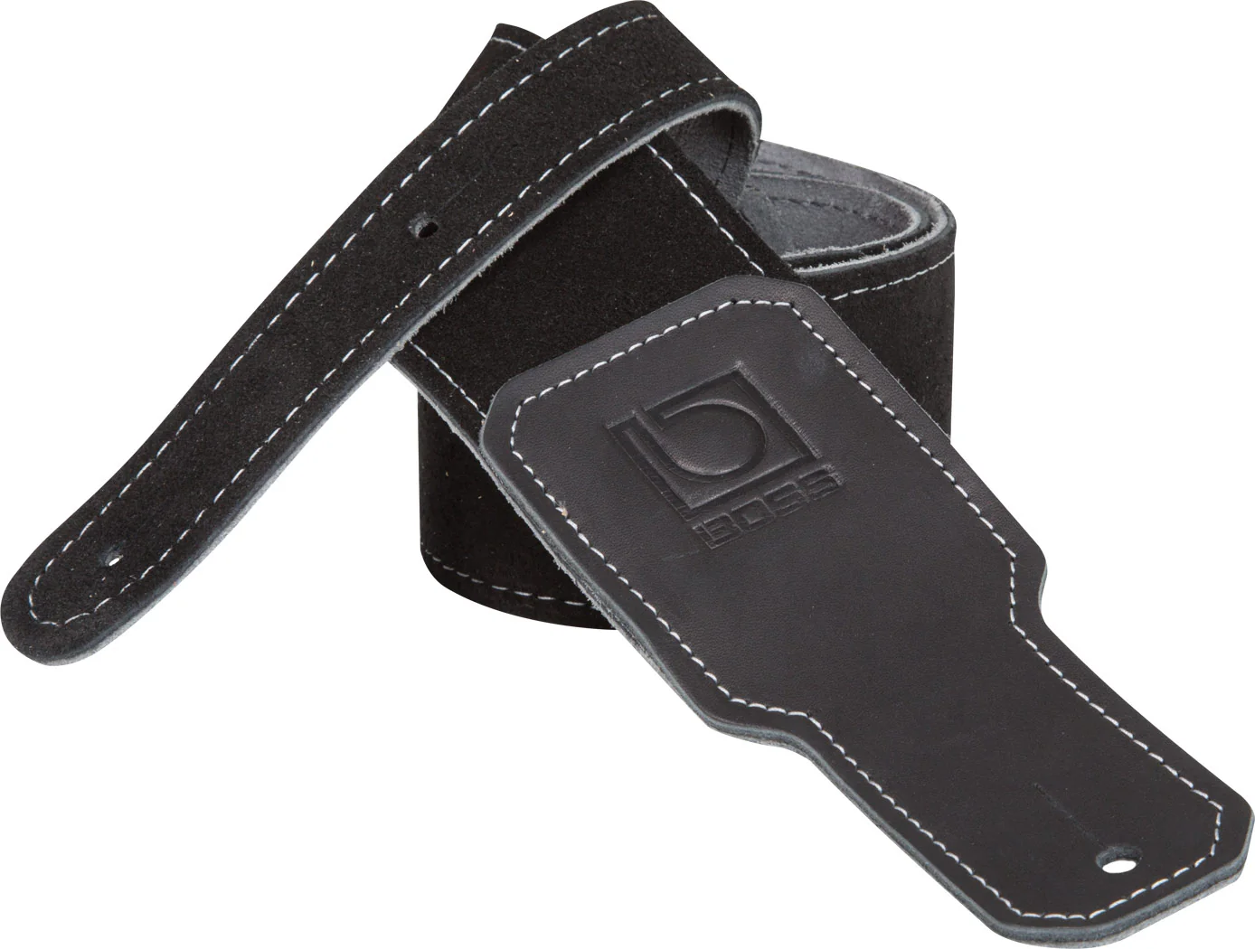 BOSS BSS-25-BLK 2.5" Black Suede Guitar Strap