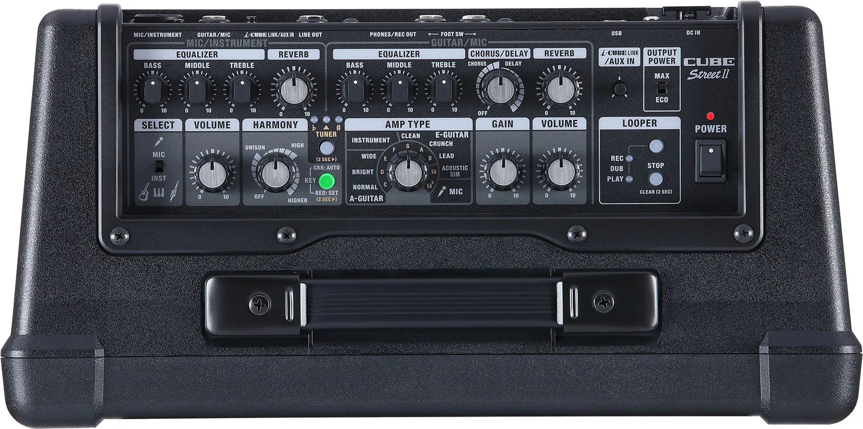 BOSS CUBE-ST2 10 Watt Stereo, Dual Channel Amplifier, Battery Powered (Black) - Image 3