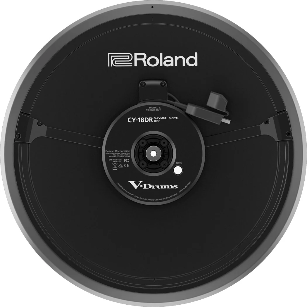 Roland CY-18DR 18" Digital Ride Multi-Sensor V-Cymbal, For V-71, TD-50 And TD-27 - Image 2