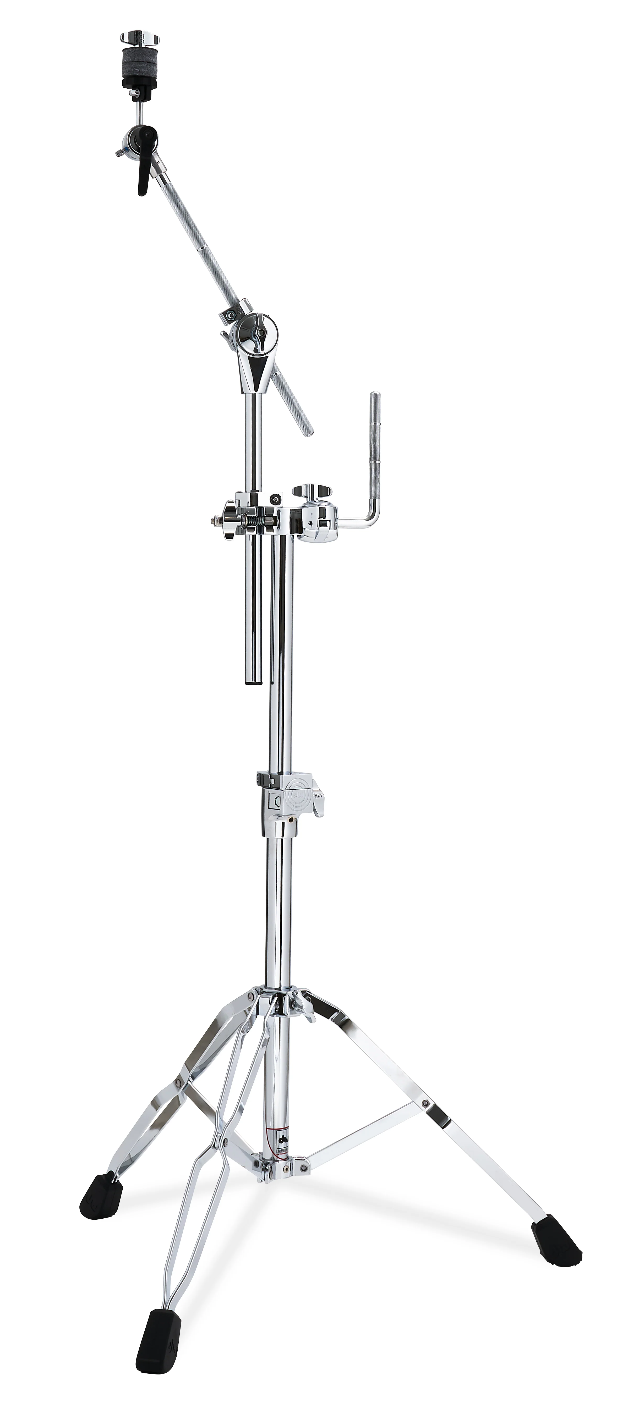 DW Drums 5000 Series Single Tom/Boom Cymbal Combo Stand, Chrome