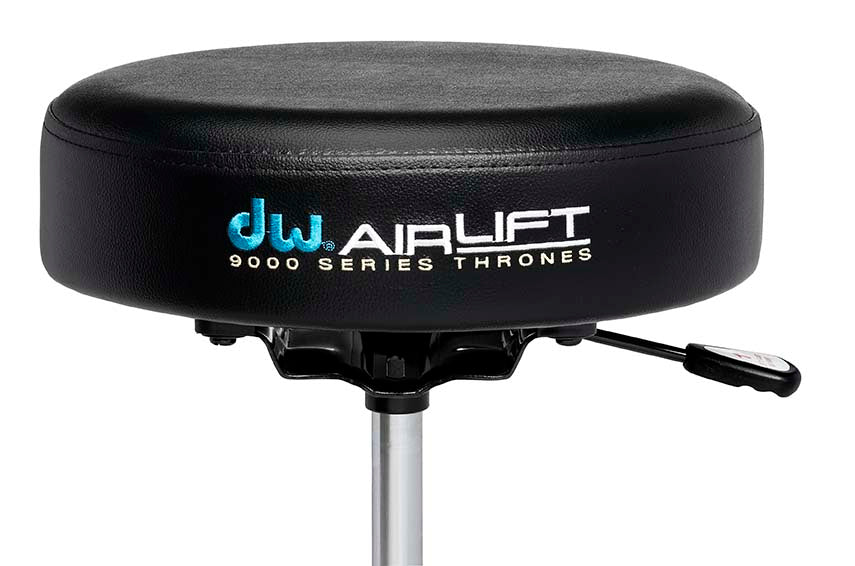 DW Drums 9000 Series Airlift Round Top Throne, Chrome - Image 2