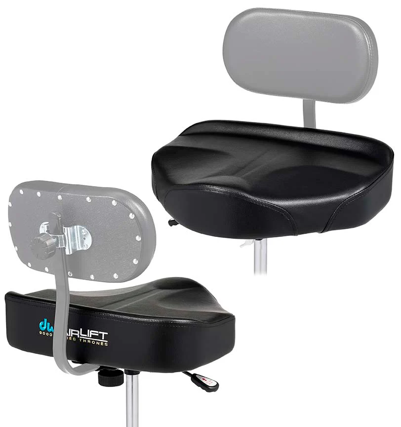 DW Drums 9000 Series Airlift Tractor Top Throne, Chrome - Image 6