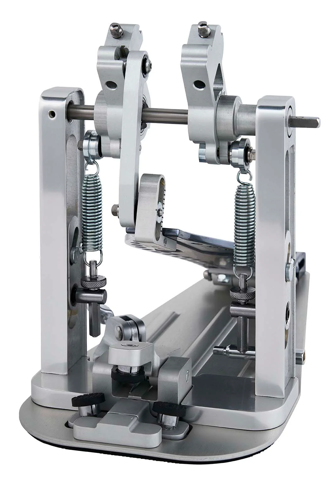 DW Drums MFG Series Machined Direct Drive Double Pedal with Bag, Polished Aluminum - Image 4