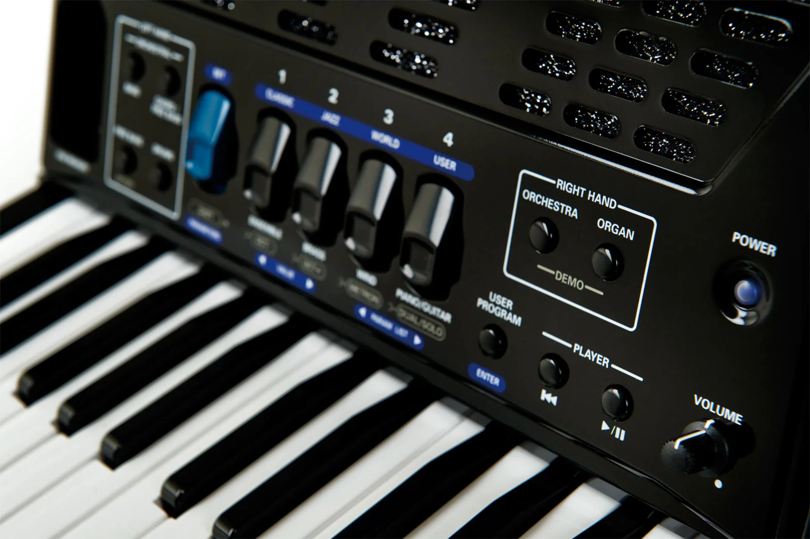 Roland FR-1X BK V-Accordion (Black, with Keys) - Image 4