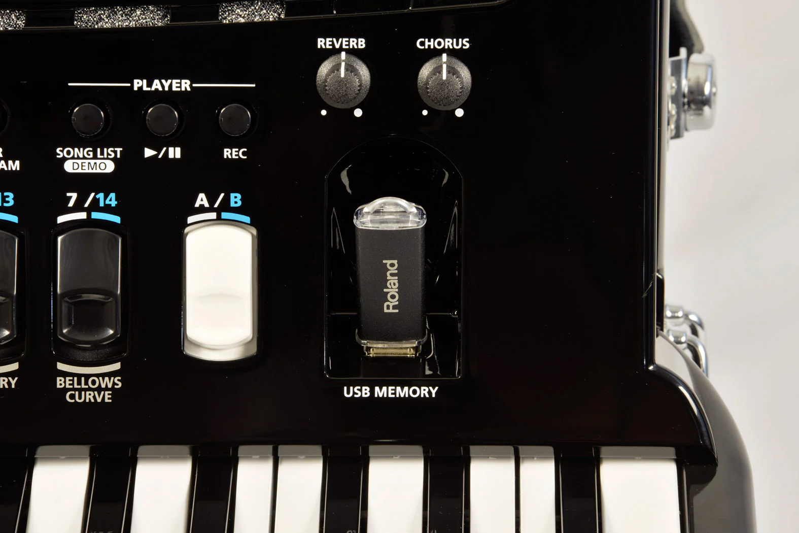 Roland FR-4X BK V-Accordion (Black with Keys) - Image 5