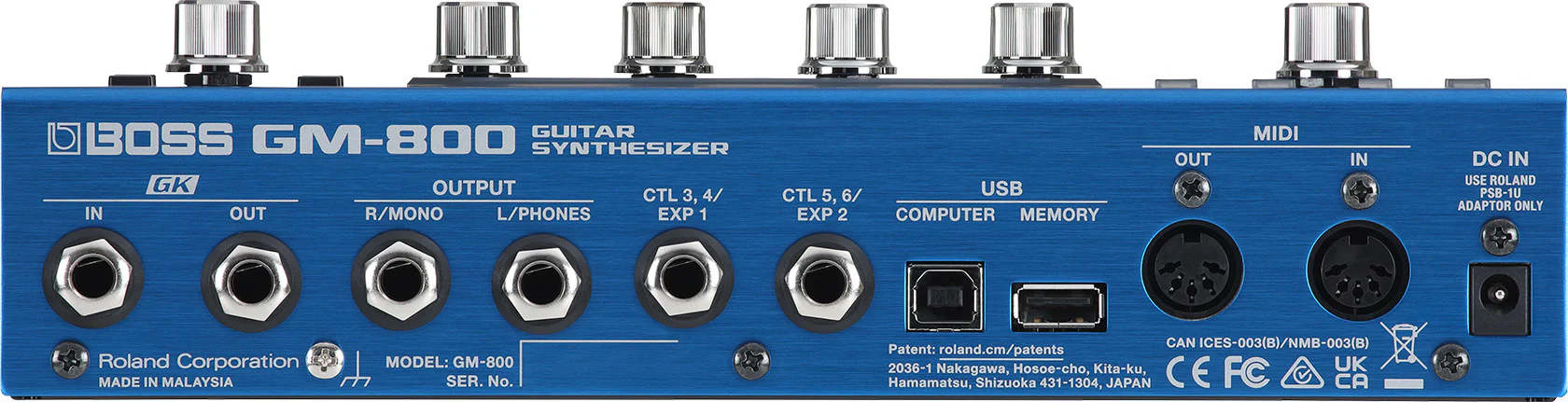 BOSS GM-800 Guitar Synthesizer Pedal - Image 4