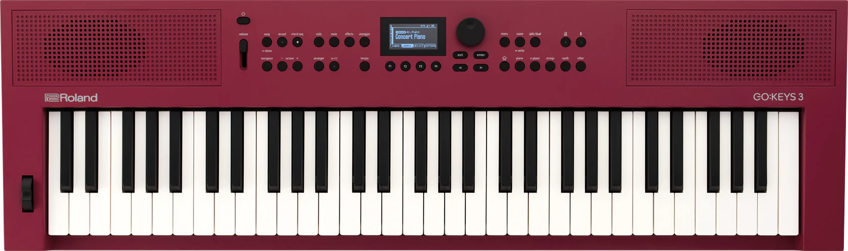 Roland GO:KEYS-3 Music Creation Keyboard (Dark Red)