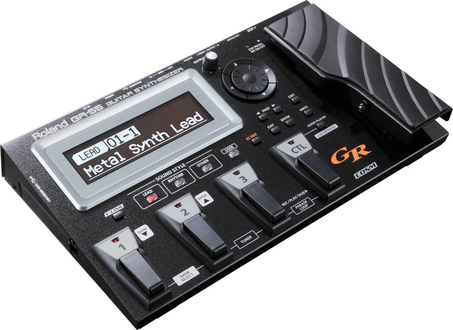 BOSS GR-55GK-BK Guitar Synthesizer with GK3 Pickup - Image 3