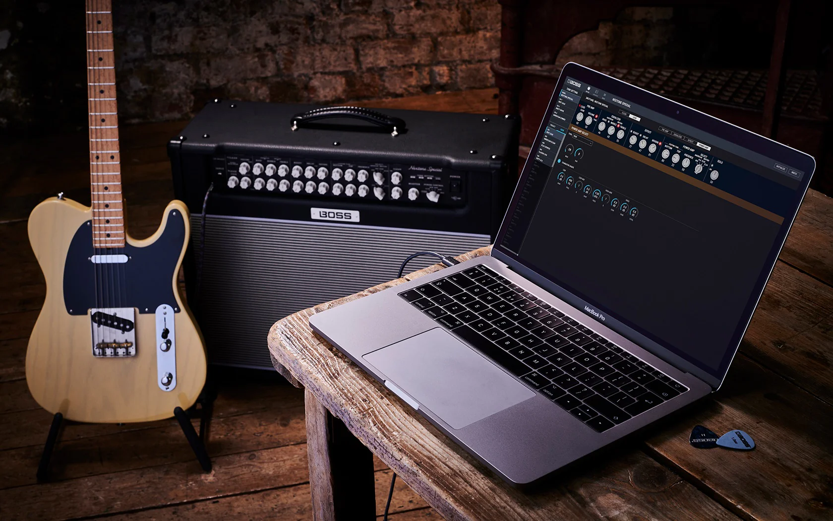 BOSS NEX-SPL Nextone Amplifier with Tube Logic and Custom Waza "Blue Bell" Speaker - Image 6