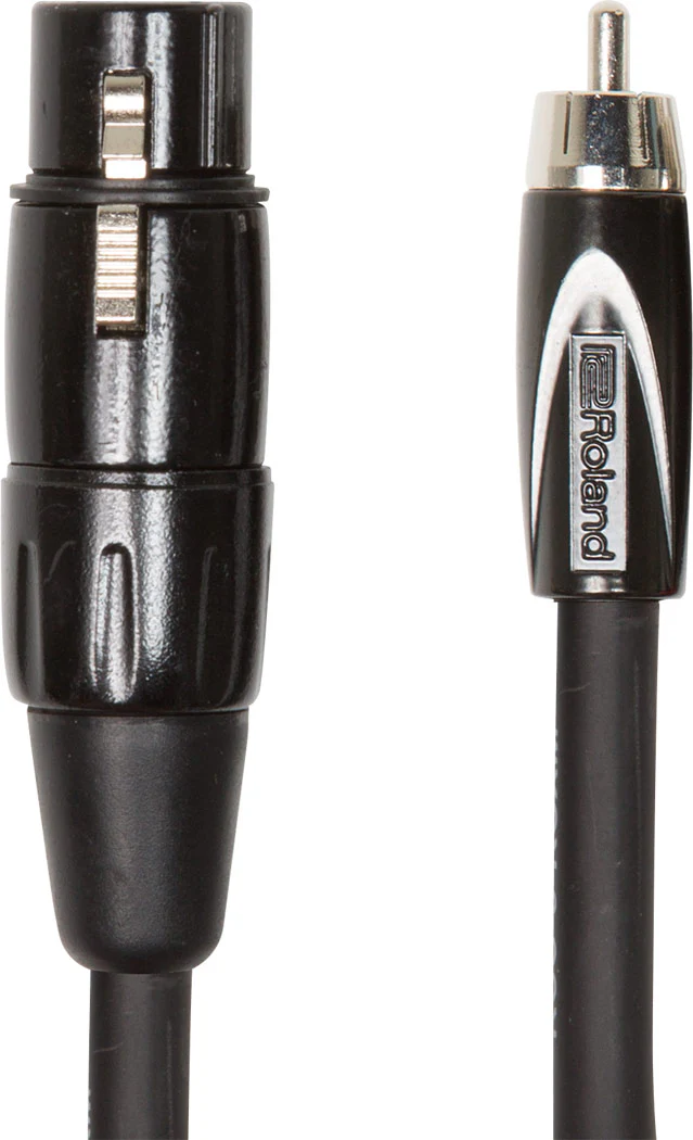 Roland RCC-10-RCXF Interconnect Cable, 10ft/3m, XLR(Female)-RCA