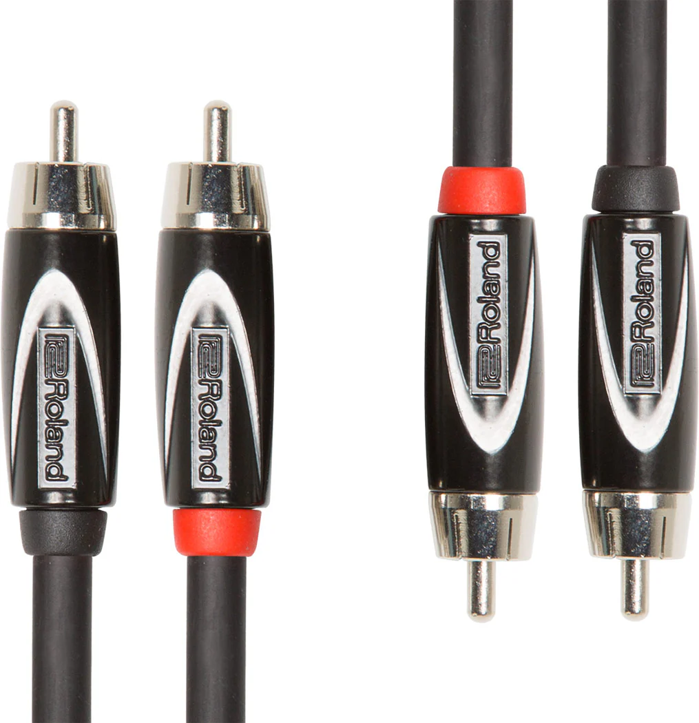 Roland RCC-15-2R2R Interconnect Cable, 15ft/4.5m, Dual RCA-RCA