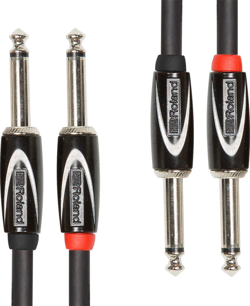 Roland RCC-5-2814 Interconnect Cable, 5ft/1.5m, Dual 1/4"-1/4"