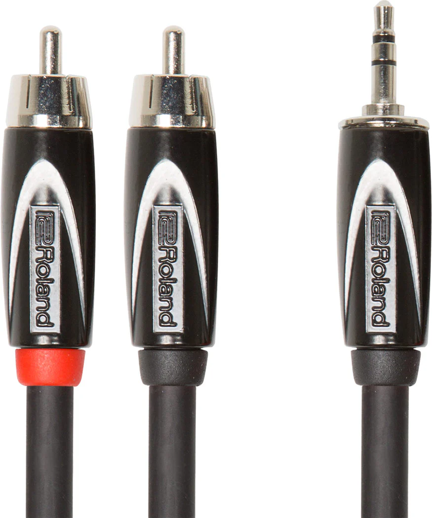 Roland RCC-5-352RV2 Interconnect Cable, 5ft/1.5m, 3.5mm TRS-Dual RCA