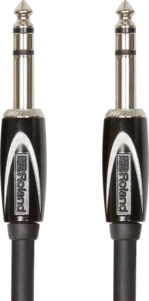 Roland RCC-5-TRTR Interconnect Cable, 5ft/1.5m, 1/4" TRS-1/4" TRS, Balanced