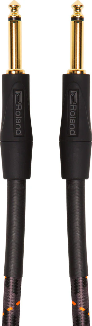 Roland RIC-G5 Instrument Cable, 5ft/1.5m, Straight/Straight 1/4" Jack, Gold Series