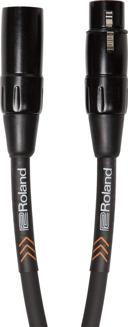 Roland RMC-B20 Microphone Cable, 20ft/6m , Black Series