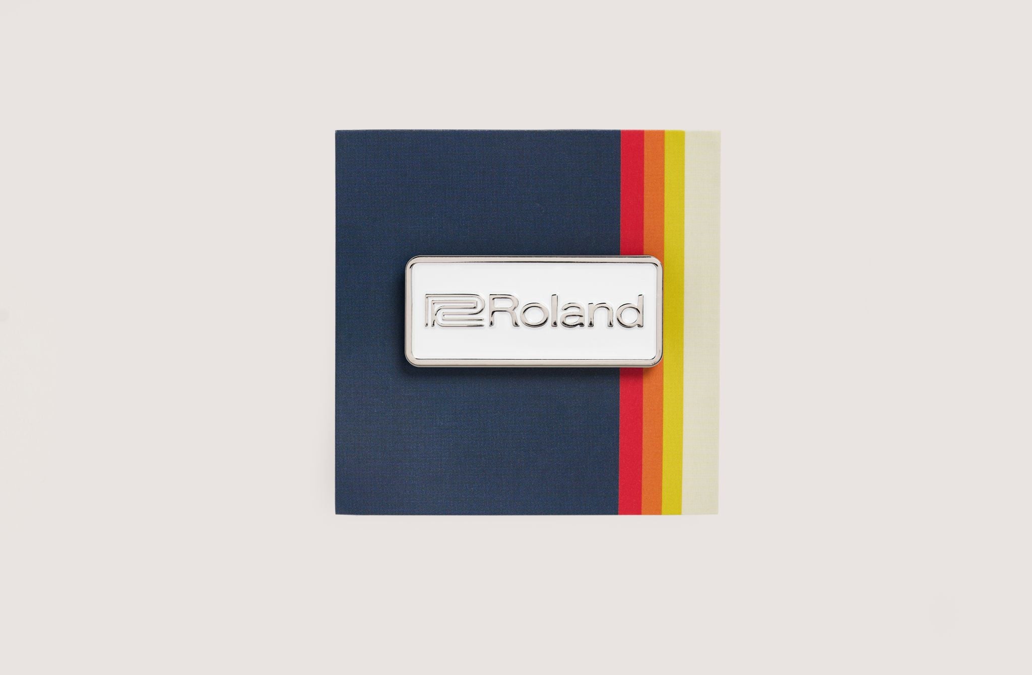 Roland Enamel Pin, Black Logo, White, 2025 - Image 3