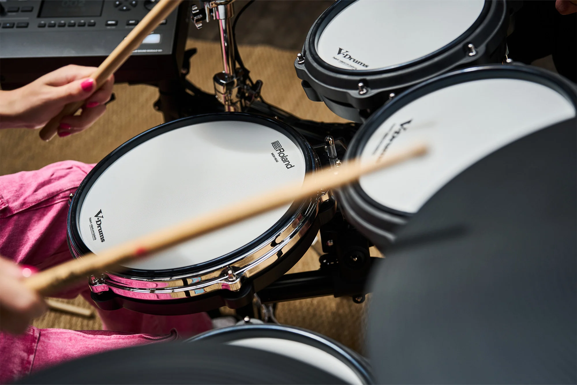 Roland TD316 V-Drums Digital Drum Kit with Hardware and Accessories - Image 7