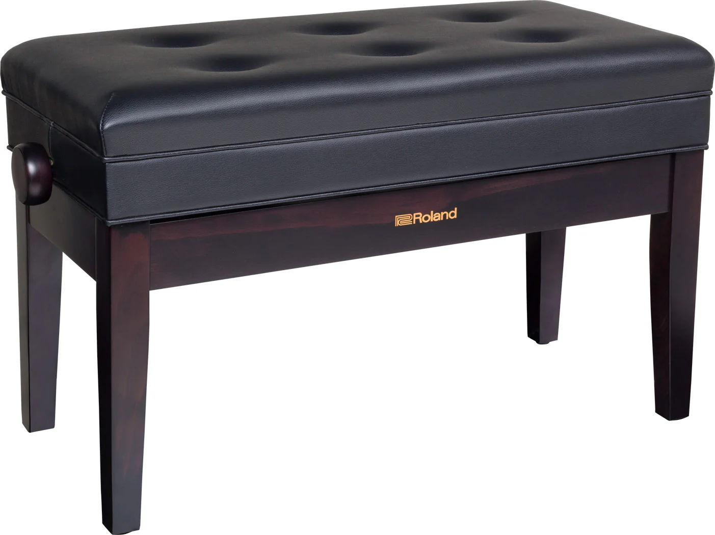 Roland RPB-D400RW Duet Piano Bench,Rosewood, Vinyl Seat