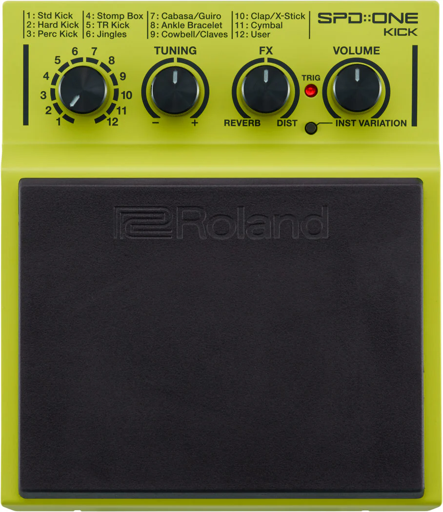 Roland SPD-1K Spd::One Pad - Kick Sounds and User Sample Import