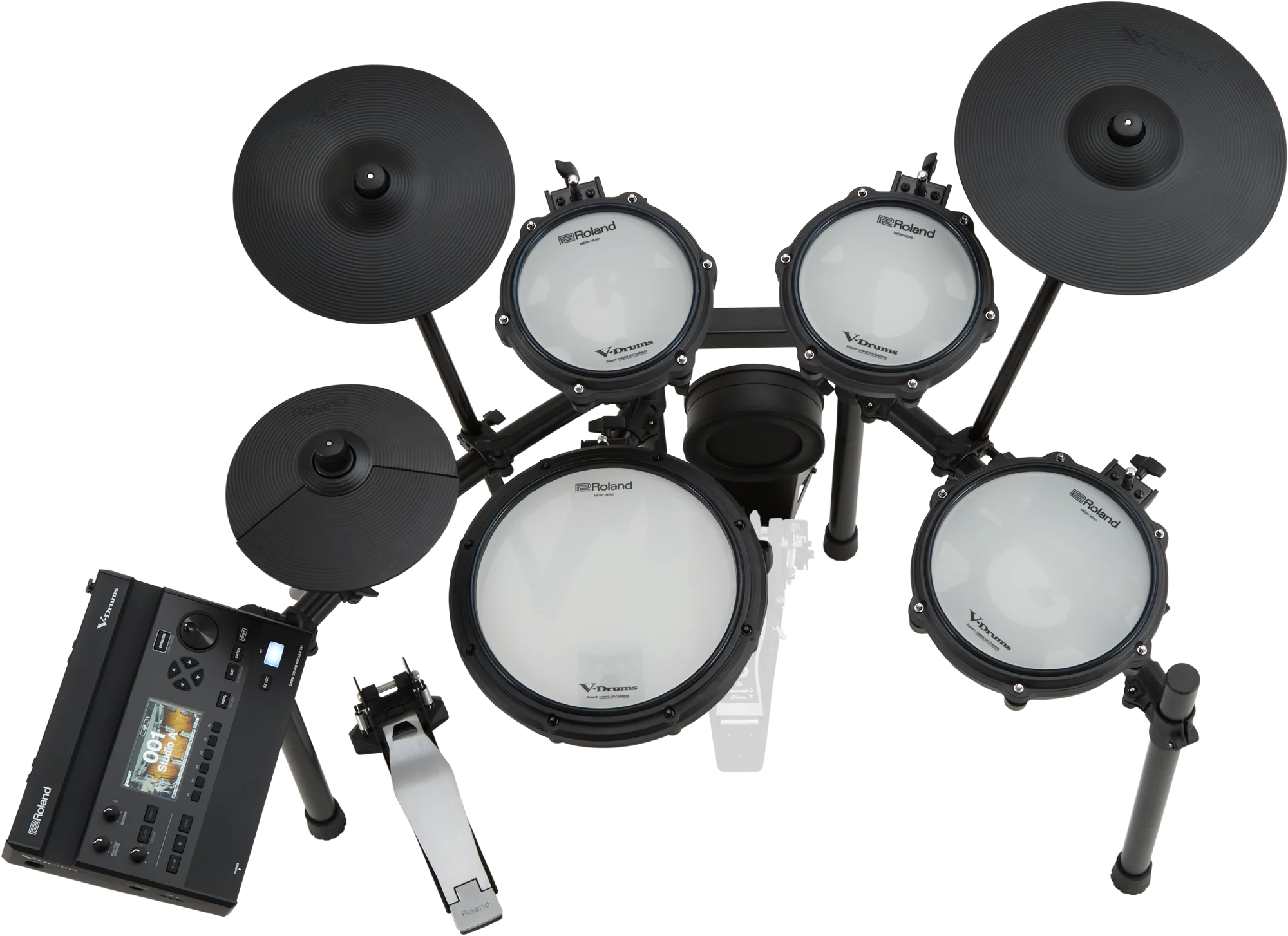 Roland TD313 V-Drums Digital Drum Kit, exc. Accessories - Image 4