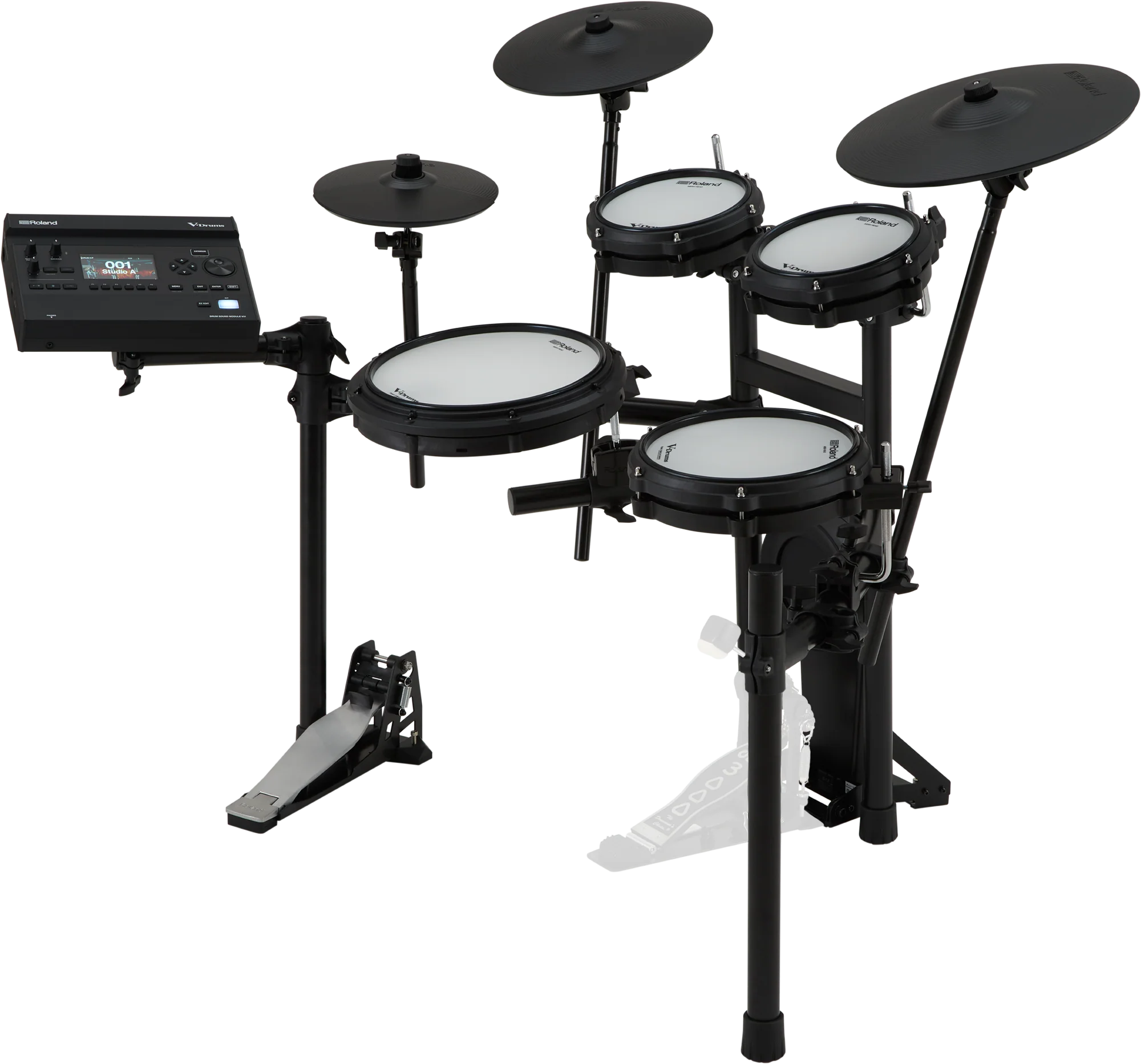 Roland TD313 V-Drums Digital Drum Kit, exc. Accessories - Image 5