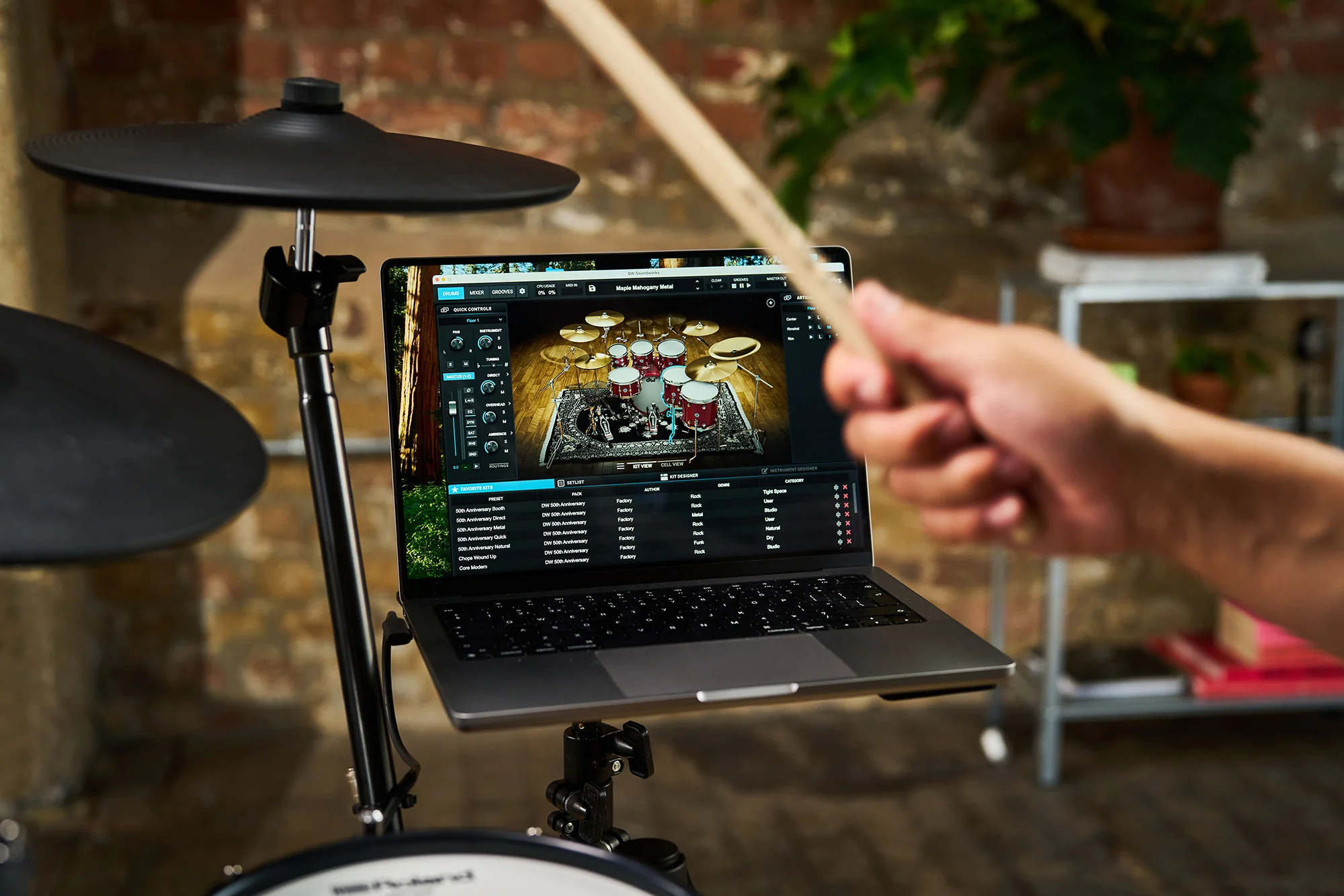 Roland TD316 V-Drums Digital Drum Kit, exc. Accessories - Image 10