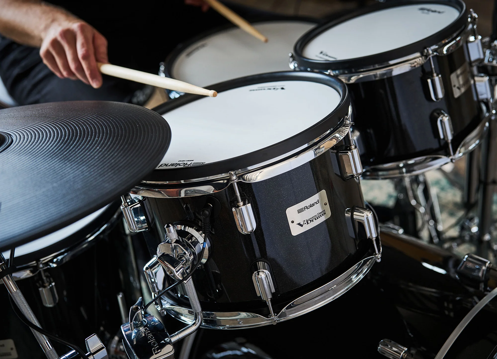 Roland VAD516 V-Drums Acoustic Design Digital Drum Kit, exc. Accessories - Image 6